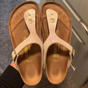 Mermaid scale Birkenstock